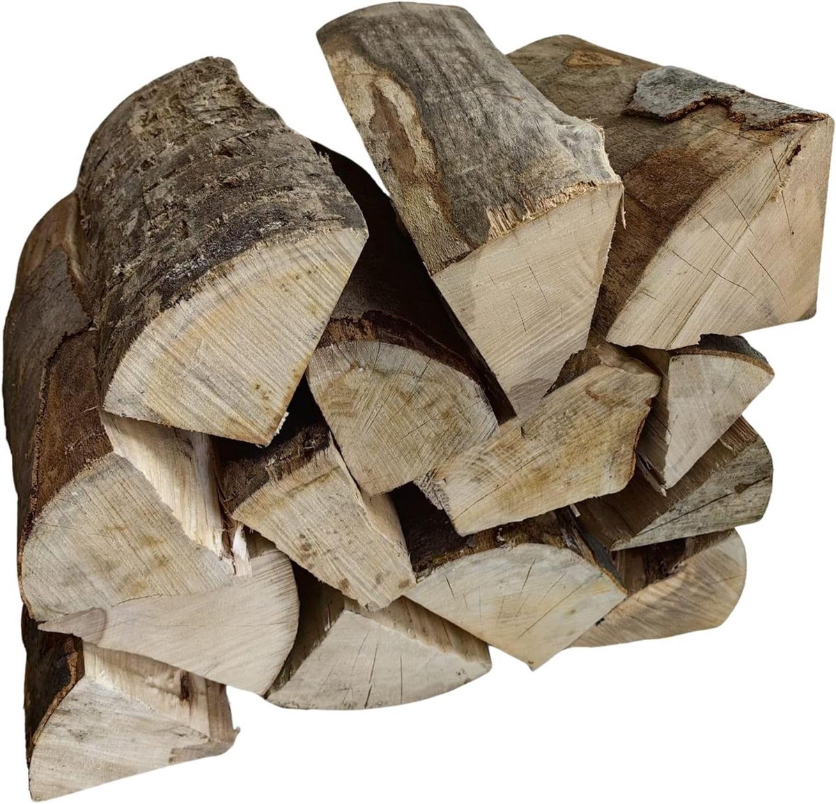 Haardhout 25 cm - Brandhout Ovenhout - Gezellige Warmte Creëren - Kamer Gedroogd - 15 kg - Bruin