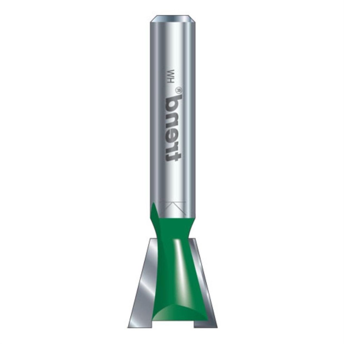 Dovetail Frees - Verstekfrees Houtbewerking - Precisie Houtverbindingen - PTFE Anti-aanbaklaag - 12.7mm Diameter - Grijs
