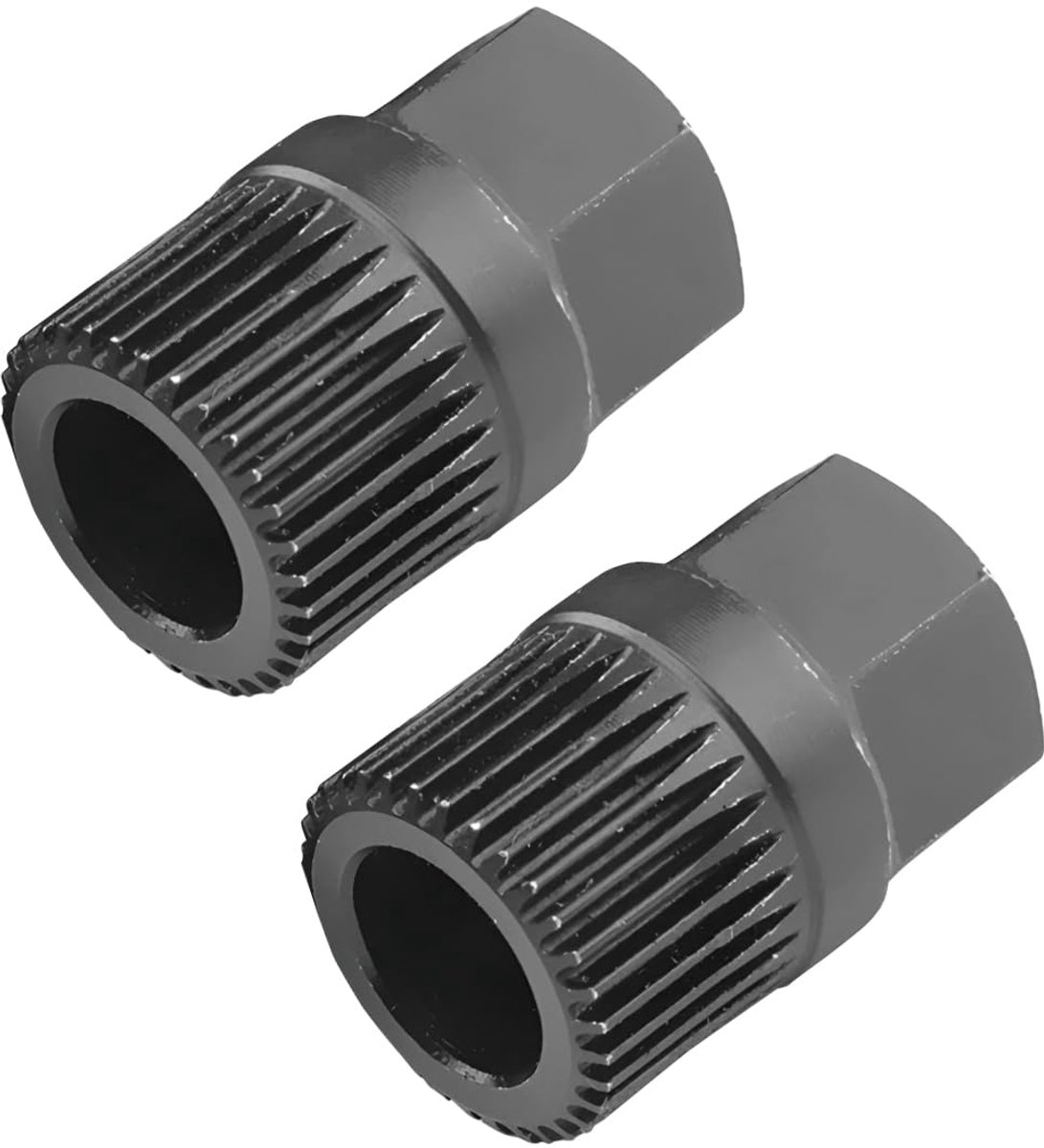 2 Stuks Generator Katrol Verwijdering Gereedschap, 33 Tands Alternator Katrollen Verwijdering Gereedschap, Koppeling Katrol Verwijdering Gereedschap Generator Katrol Assemblage, Draagbaar Motor