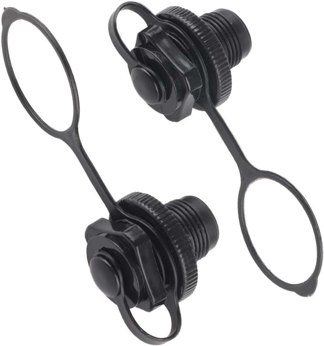 Luchtventiel Boot - Ventiel Kajak - Opblaasbare Artikelen - Eenrichtingsinflatie - 22 mm diameter - Zwart