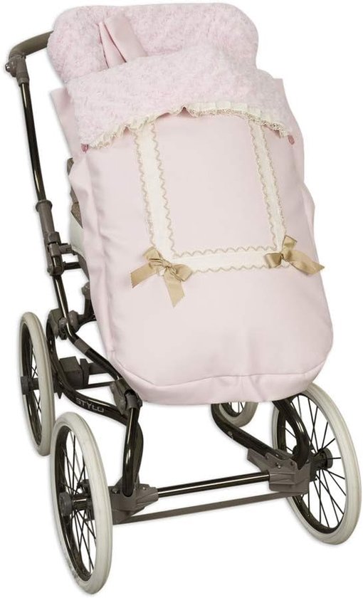 Baby Voetenzak - Zitzak Kinderwagen - Baby Comfort - Universeel Aanpasbaar - 85 x 55 x 90 cm - Roze — afbeelding 3