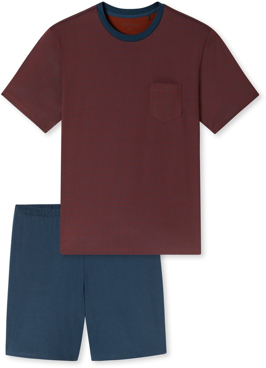 Schiesser Pyjama kort - Heren - Pyjamas rood