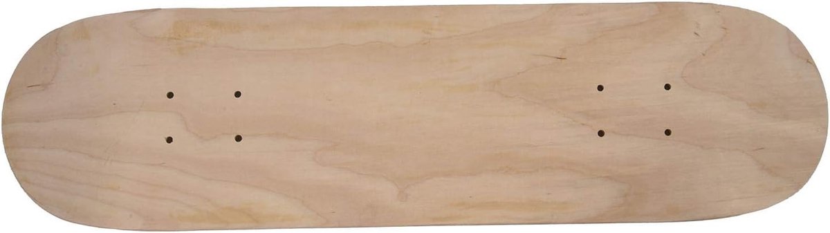 Skateboard Deck Esdoorn Board Street Skaten Dubbel Concave 8 Inch Natuurlijk Hout