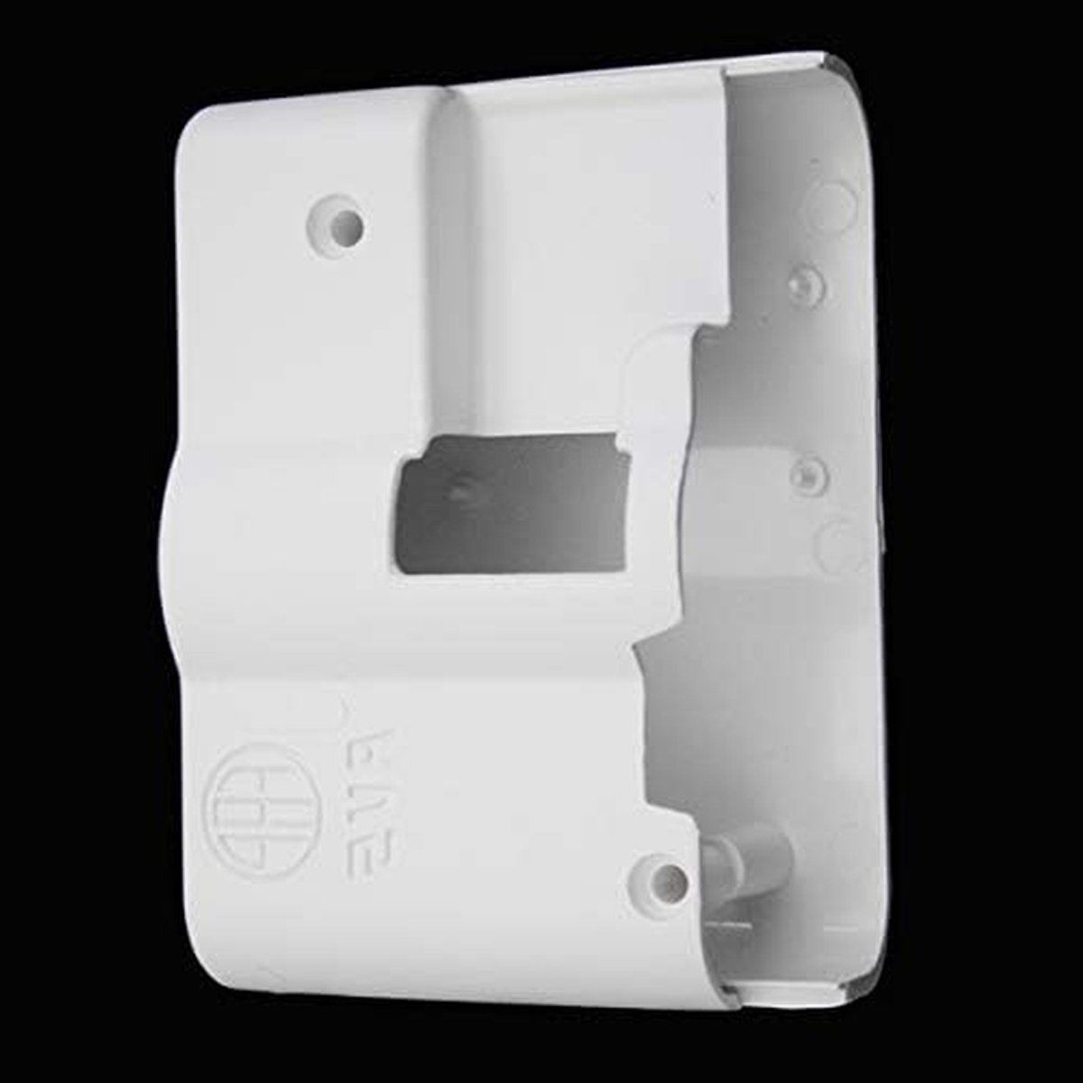 Afdekking voor Sluitval - Deurslot Cover - Camper Bescherming - Door-en-door Geverfde Kunststof - 145 x 104 x 45 mm