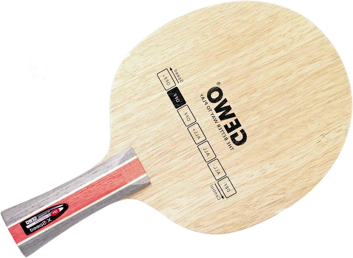 Tafeltennisbatje - Houtskool batje - Tafeltennis Spelen - Individuele Hybride - Anatomisch - N.v.t.