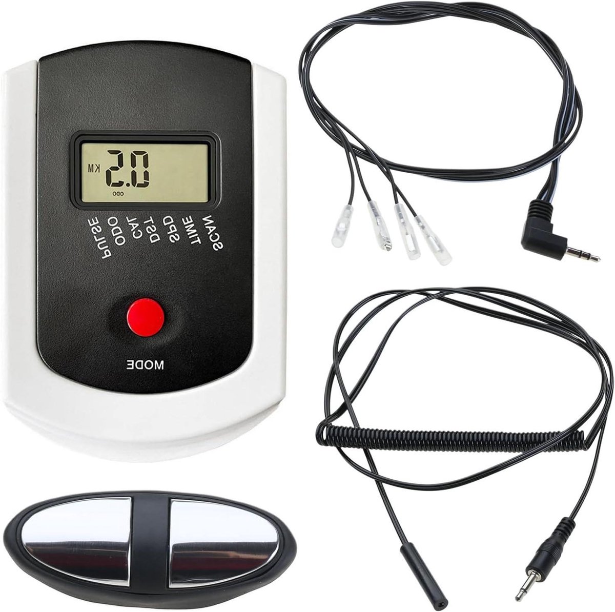 Fiets Snelheidsmeters - Hartslagtrackers - Gezondheidsbeheer - Realtime Gegevensoverdracht - 164 x 108 mm - Zwart