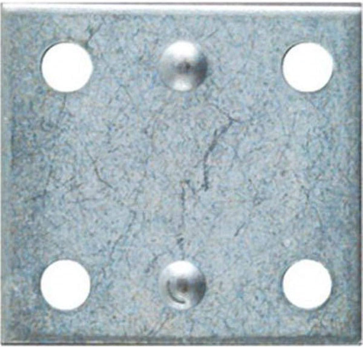 Bretels - Reparatieset - Meubels Repareren - Zink Materiaal - 1-1/2" x 1-3/8" - Zilverkleurig