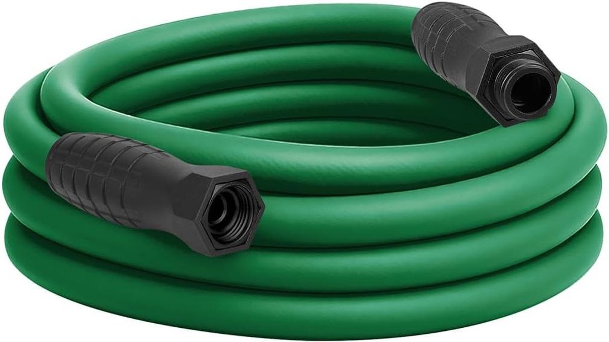 Flexibele Tuinslang 5/8 inch x 25 voet - Kinkvrij en Lichtgewicht Groen