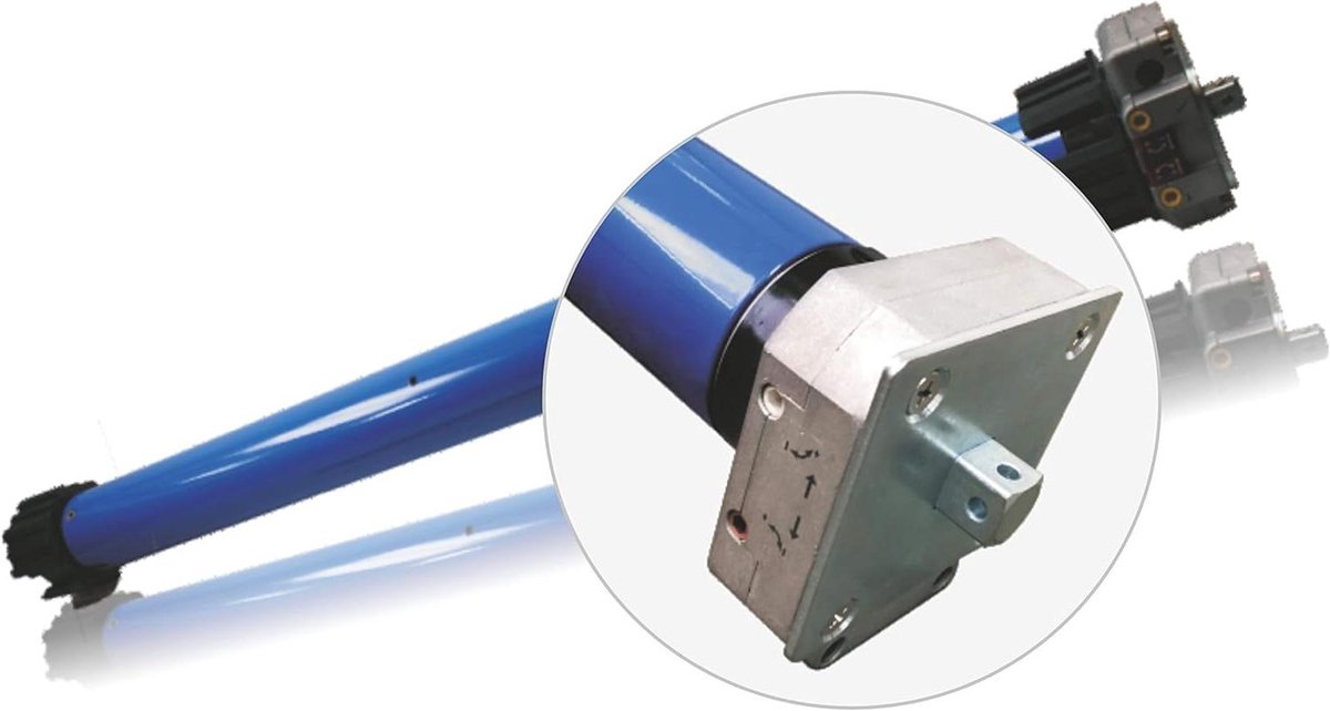 Rolluikmotor - Luifelmotor Aandrijving - Automatisch Bedieningsgemak - Mechanisch Instelbaar - tot 45 kg - Mechanisch