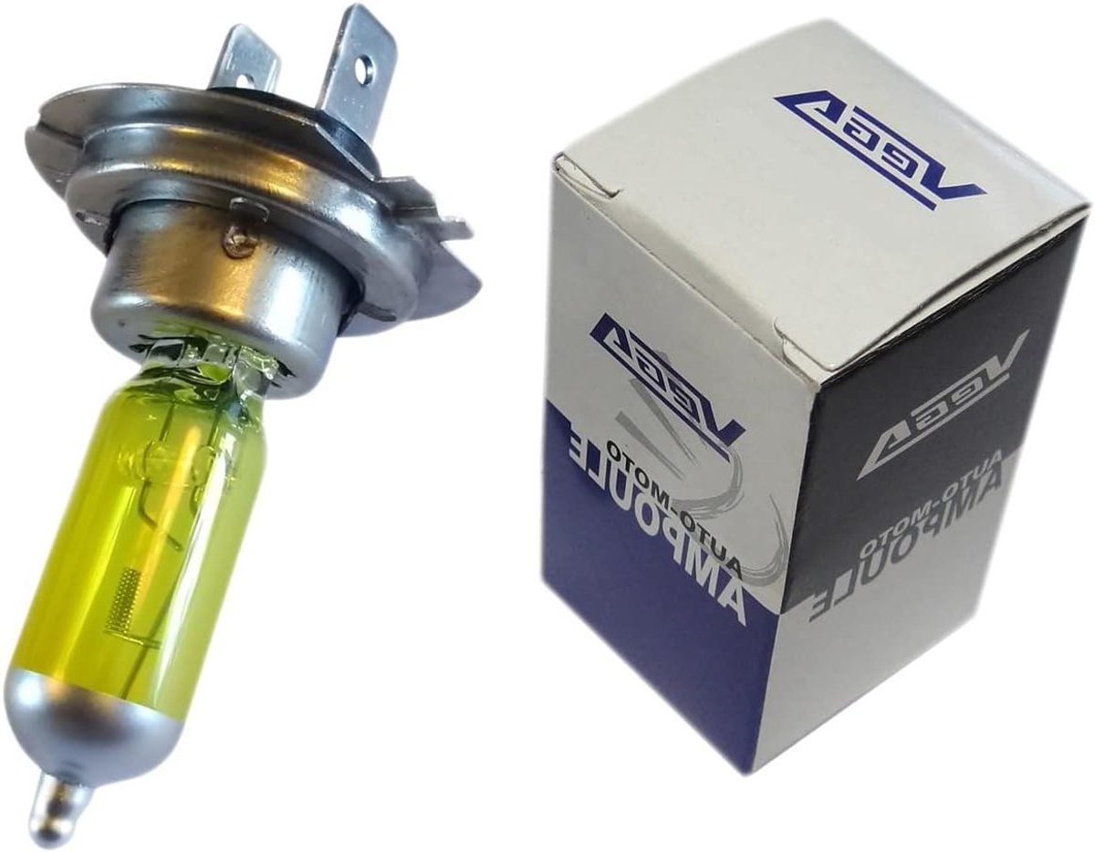 Halogeen Koplamp - Autolamp H7 - Verlichting Voertuig - UV Bescherming - 12V 100W - Geel