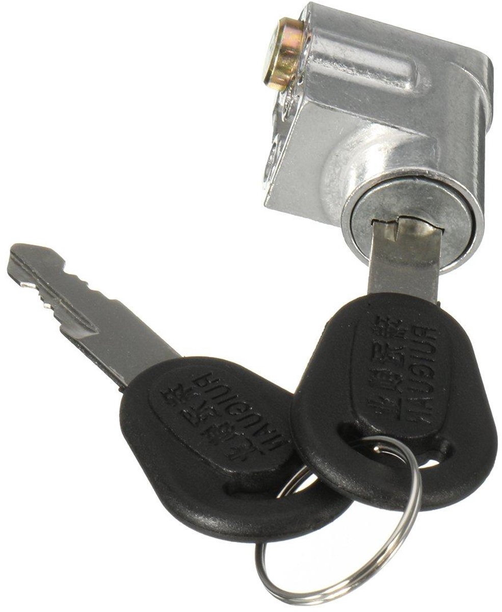 Motorfiets Contactslot - Veiligheidsslot Motor - Voertuig Beveiligen - Inclusief Twee Sleutels - 10 mm Diameter - Metaal