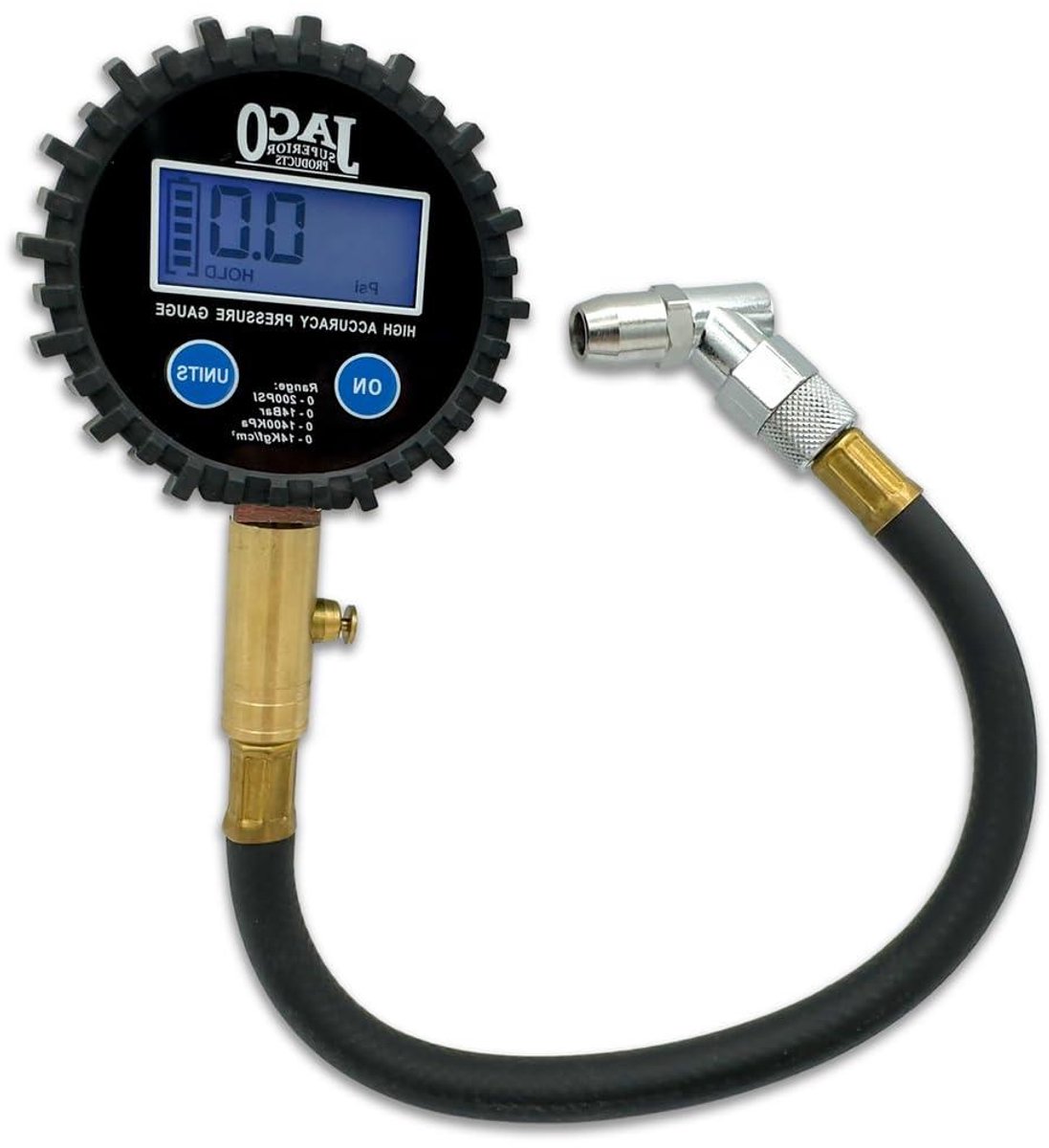 Digitale Bandenspanningsmeter - Bandenmeter Bandenspanning - Bandenspanning Controleren - Professionele Nauwkeurigheid - 200 PSI - Zwart