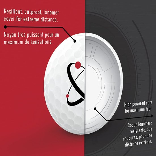 Golfballen - Golf Sportballen - Afstand en Controle - Smart Core Technologie - 24 Stuks - Wit — afbeelding 2