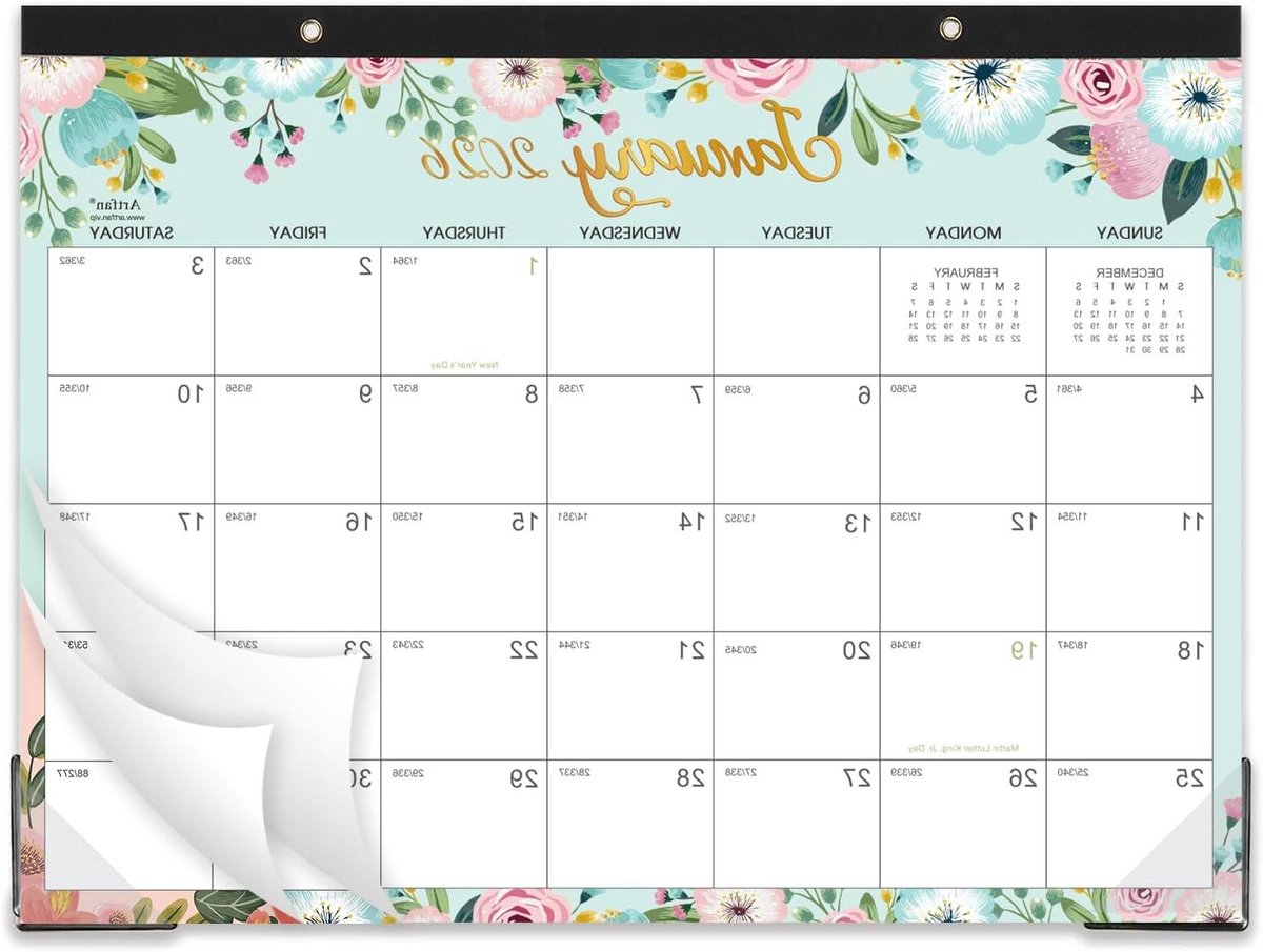 Bureaukalender 2021-2022 - Wandkalender Planners - Planning en Organisatie - 18 Maanden Overzicht - 46 x 30 cm - Meerkleurig