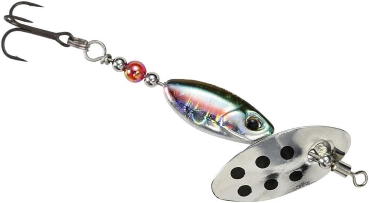 Spinner Kunstaas - Vliegvis Lokaas - Vissen Vangen - Natuurgetrouwe Actie - 3.5 gram - Zilver