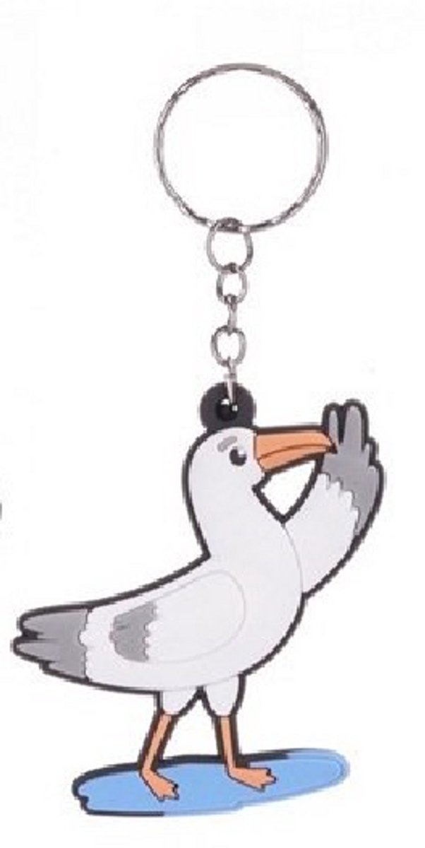 Sleutelhanger Zee Meeuw | Seaside Seagull | Strand