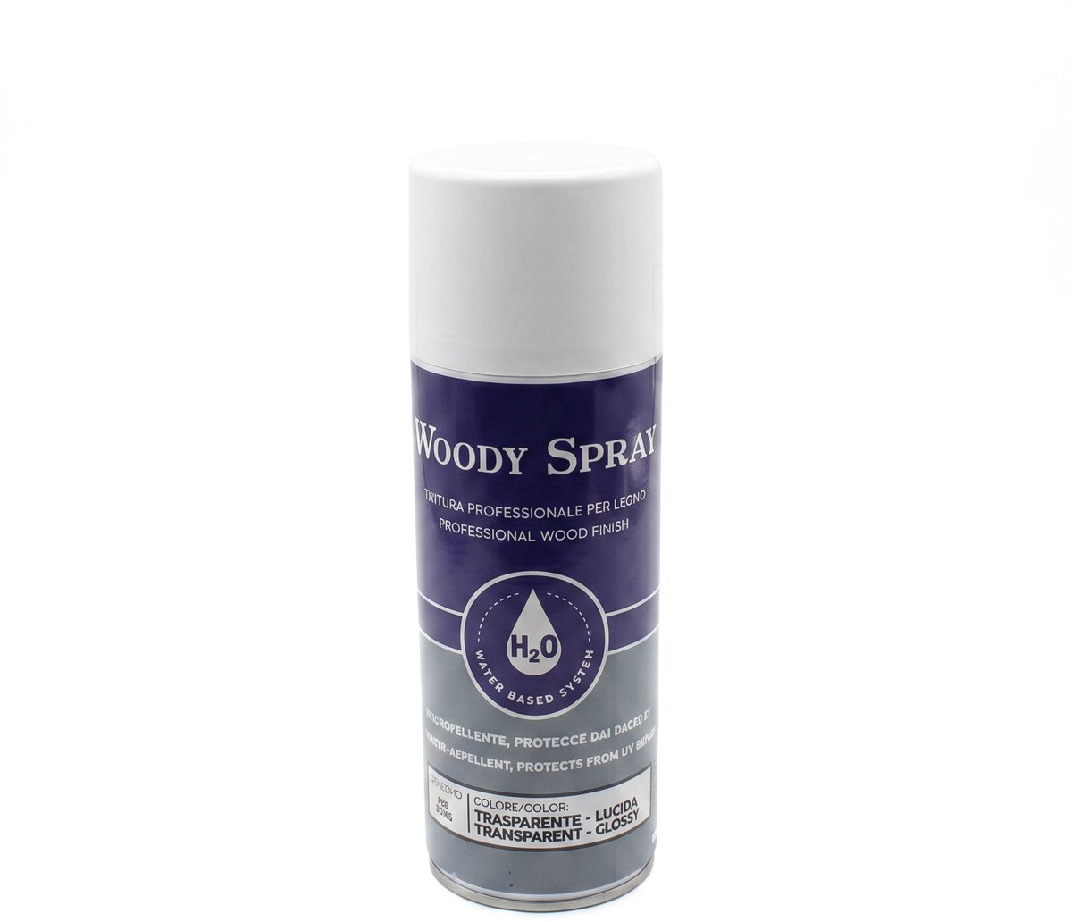 Transparante Houtbeits Spray voor Buitenhout 400 ml - Professionele Beits & Grondverf - Watergedragen Polyurethaan Houtprimer - Houtbescherming - Hoogglans - Sneldrogend - UV-Bestendig [17401]