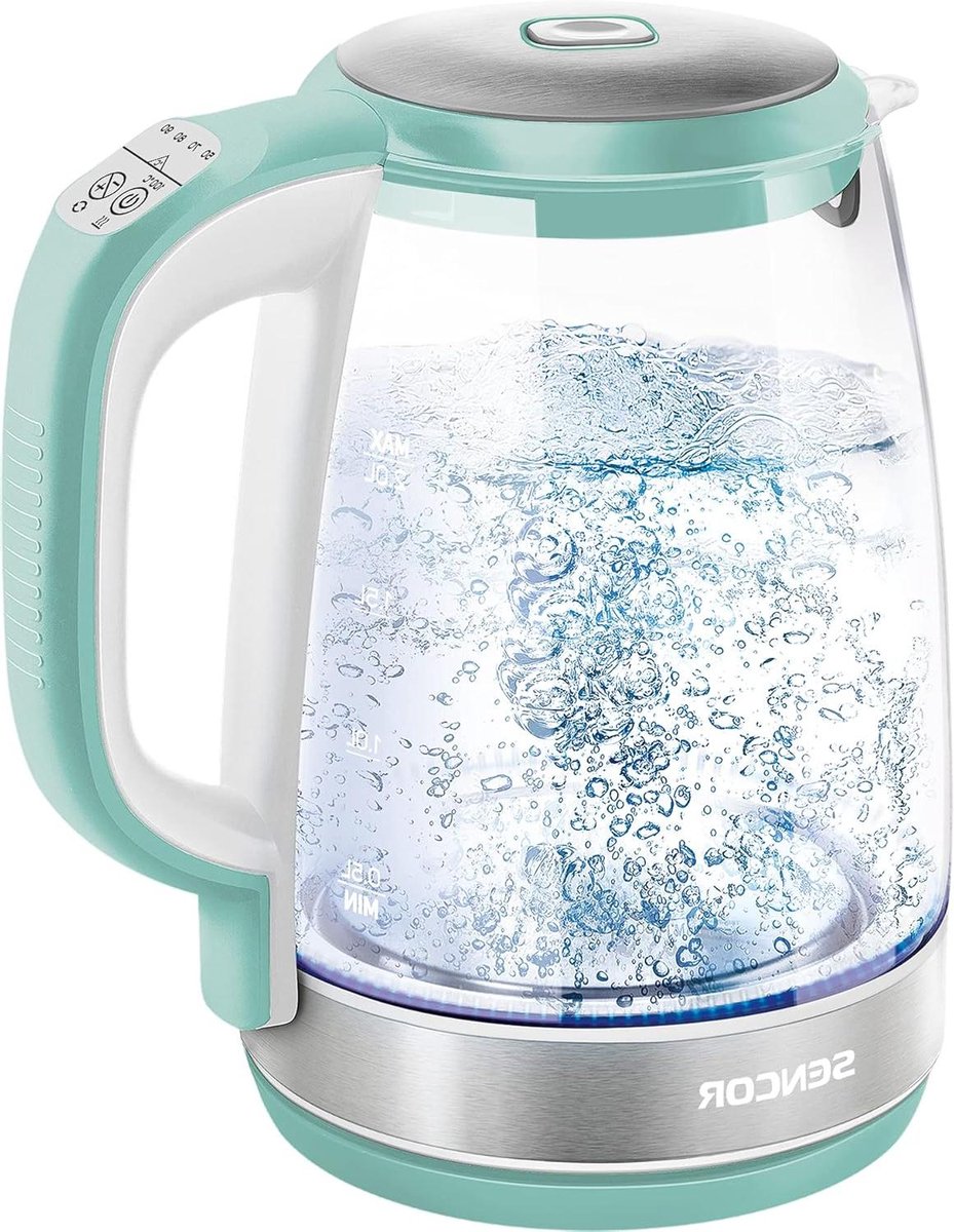Elektrische Waterkoker - Variabele Temperatuur - Thee en Koffie - Temperatuur Behoud - 2.0 Liter - Groen