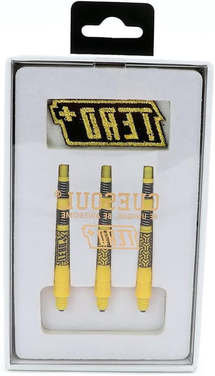 Dart Shafts - Dart Accessoires - Verbeteren Darts - Dubbel Roterend Systeem - Lengte 47mm - Geel