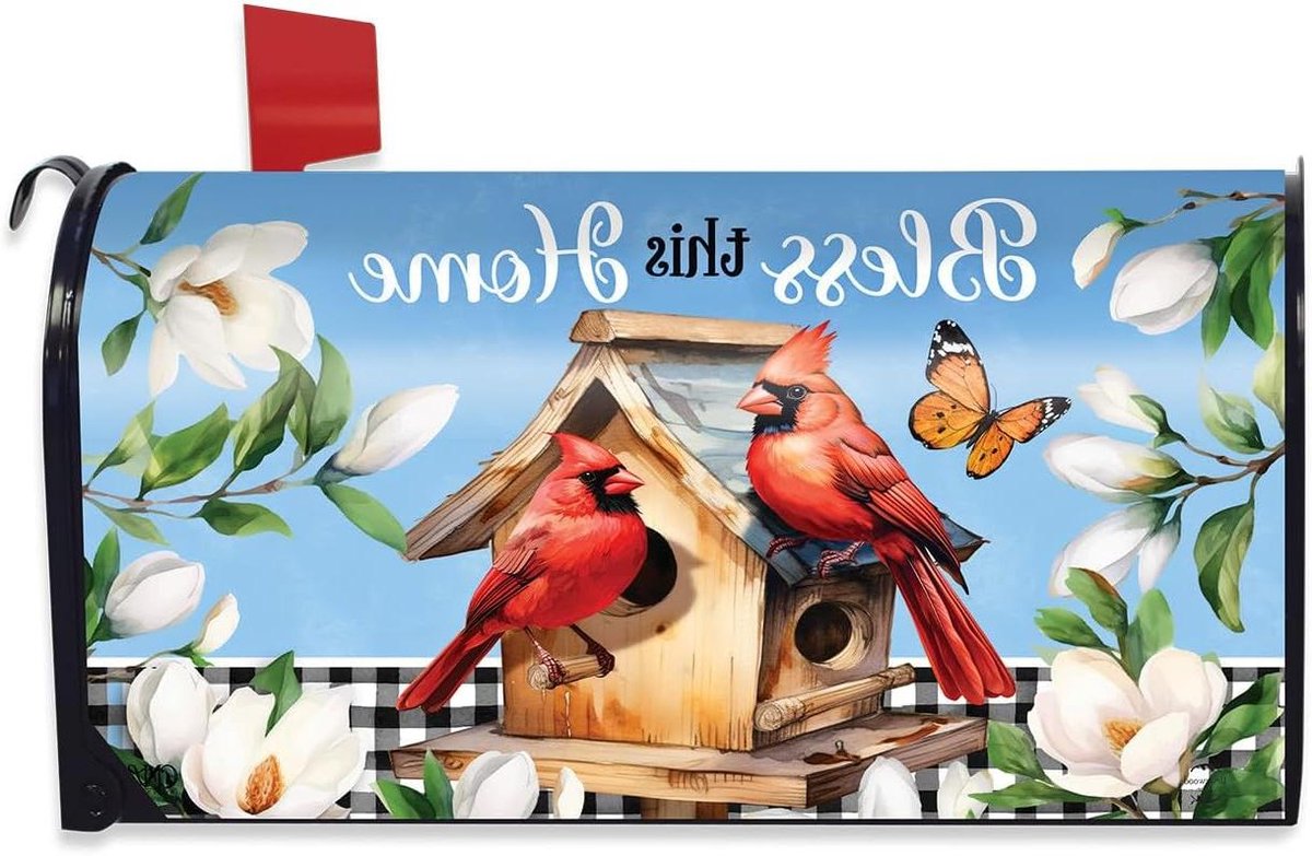 Brievenbus Cover - Brievenbusdecoratie Postbakhoes - Huis Verfraaien - Weerbestendig Vinyl - 6.5 x 19 inch - Multicolor