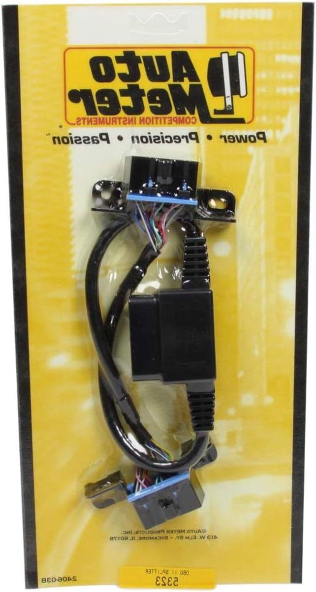 OBD-II Signaal Splitter - Adapter Kabel - Diagnostiek Uitbreiden - Extra Poort Toevoegen - 10 Inch - Zwart