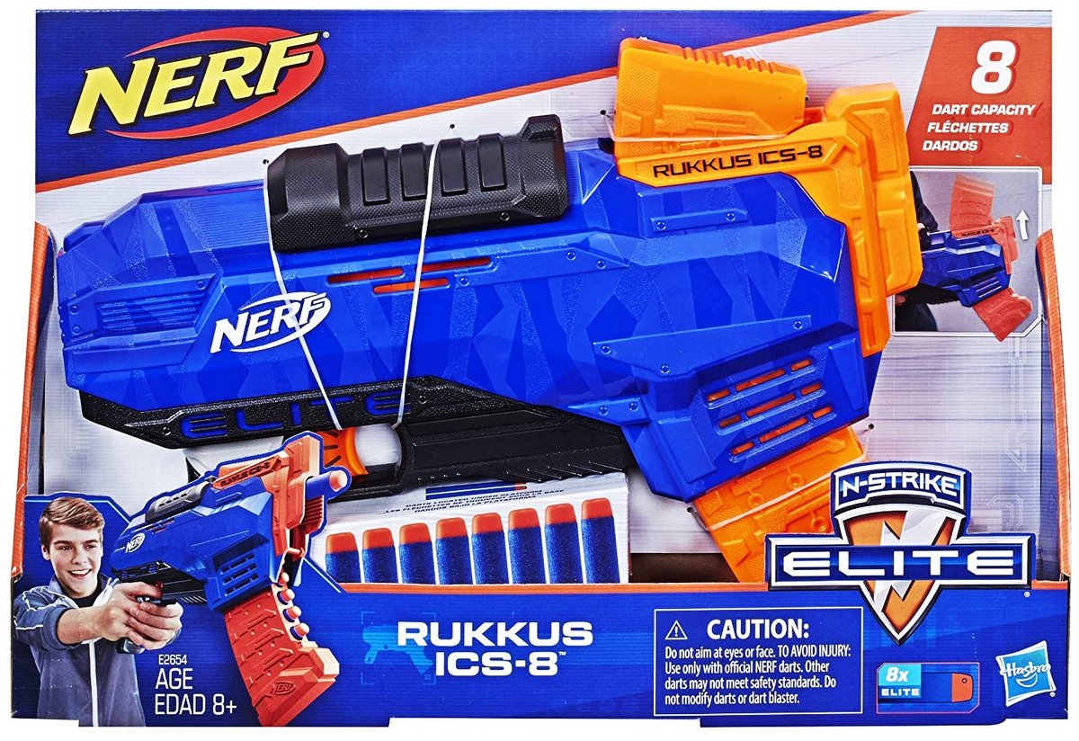 NERF N-Strike Elite Rukkus ICS 8 – Blaster — afbeelding 11