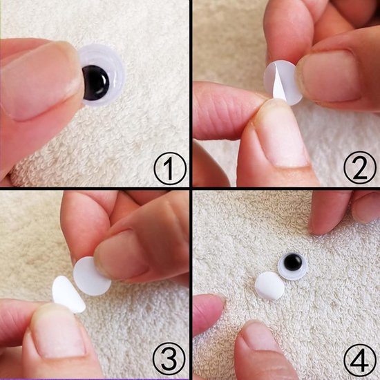 Ogen speelgoed zelfklevend 4 mm -10 mm voor doe-het-zelf scrapbooking accessoires — afbeelding 3