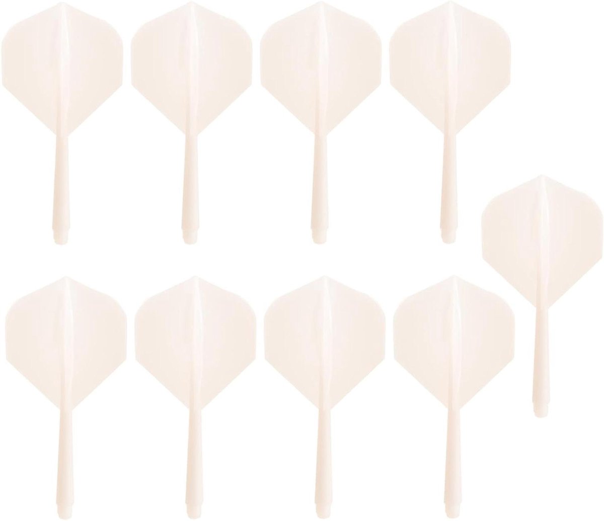 Dart Accessoires - Schachten Vleugels - Darts Spelen - Geïntegreerd Ontwerp - 9 Stuks - Wit