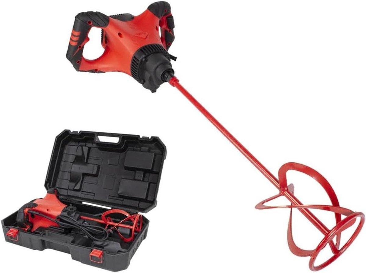 Superkoppel Mixer - Bouwmixer - Materiaal Mengen - Krachtige Motor - 230 Volt - Meerkleurig