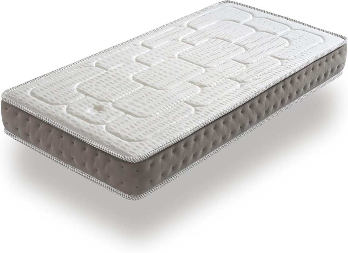 Baby Matras - Wiegmatras Kleintjes - Rustige Slaap - Visco Graphene - 60x120 cm - Wit
