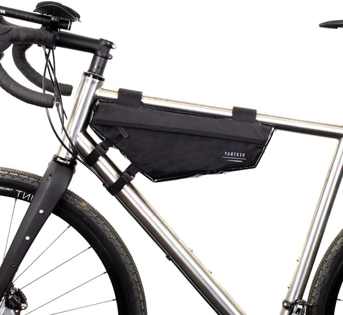Race Frame Bag - Fietstas Frame - Fietsen Lange Afstand - Waterdicht X21 Materiaal - 3 Liter Inhoud - Zwart
