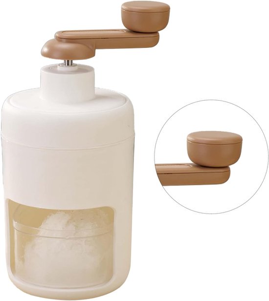 Handmatige Ijsblokjesmachine - Premium draagbare schepijsapparaat - Draagbare handcrank crusher voor thuisgebruik - 1 Stuk — afbeelding 2