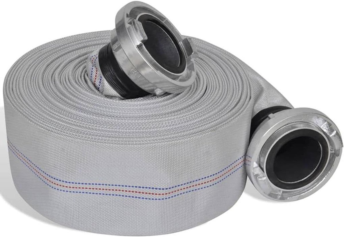 Brandslang - Water Pomp Slang - Water Transport - Gladde PVC Buitenkant - 30 meter - Zwart