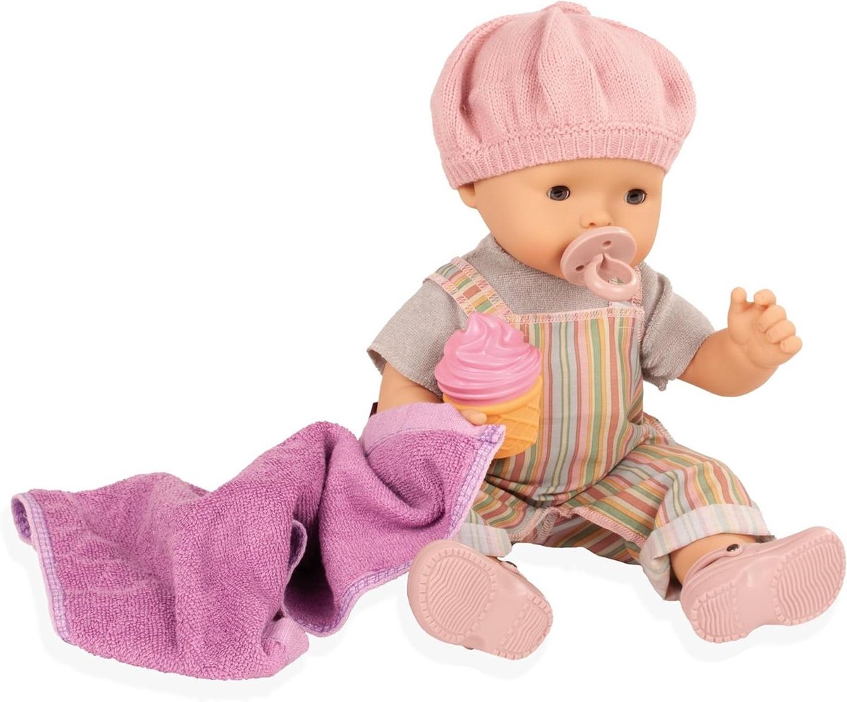 Maxy Aquini Badpop - Baby pop Zwem pop - Baden en Spelen - Waterbestendig - 42 cm - Meerkleurig