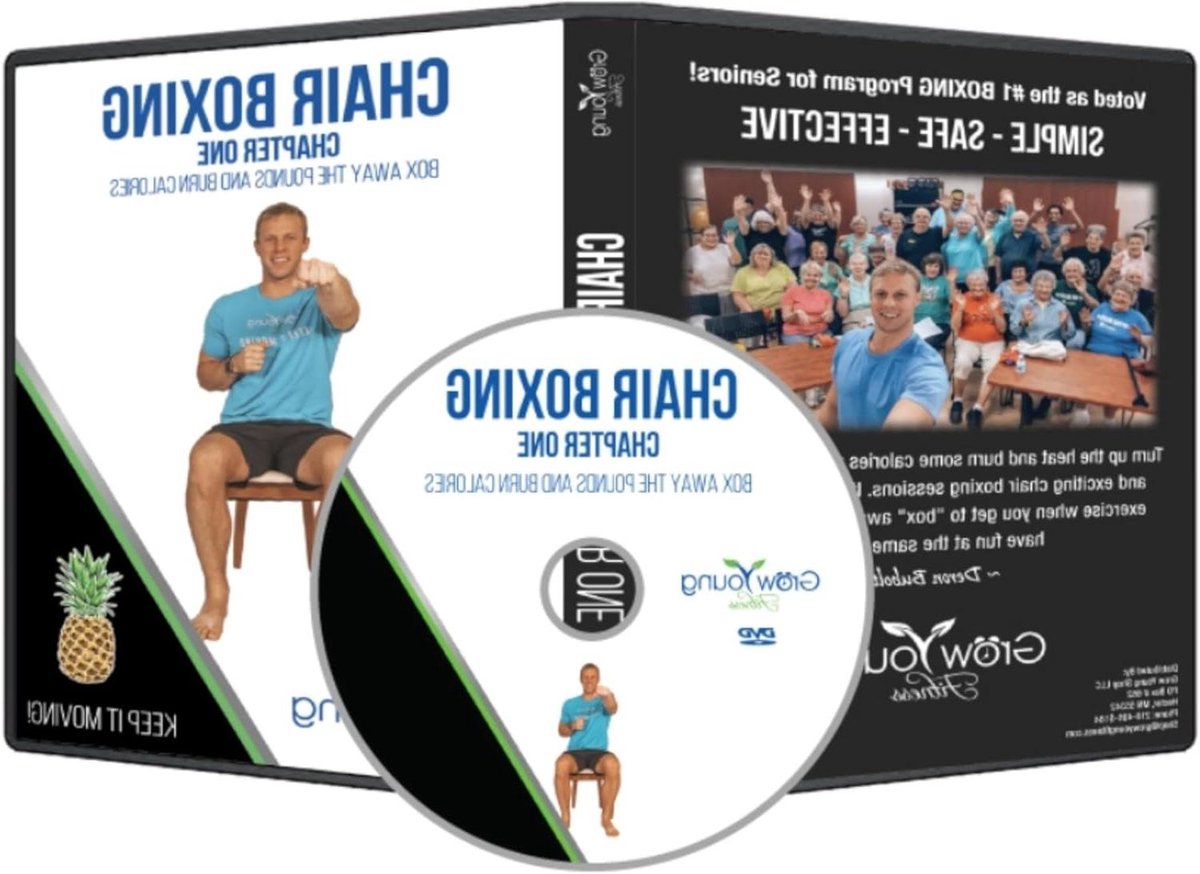 Fitness DVD - Zittend Boksen - Thuis Workout - Lage Impact - 6 Routines - Niet gespecificeerd