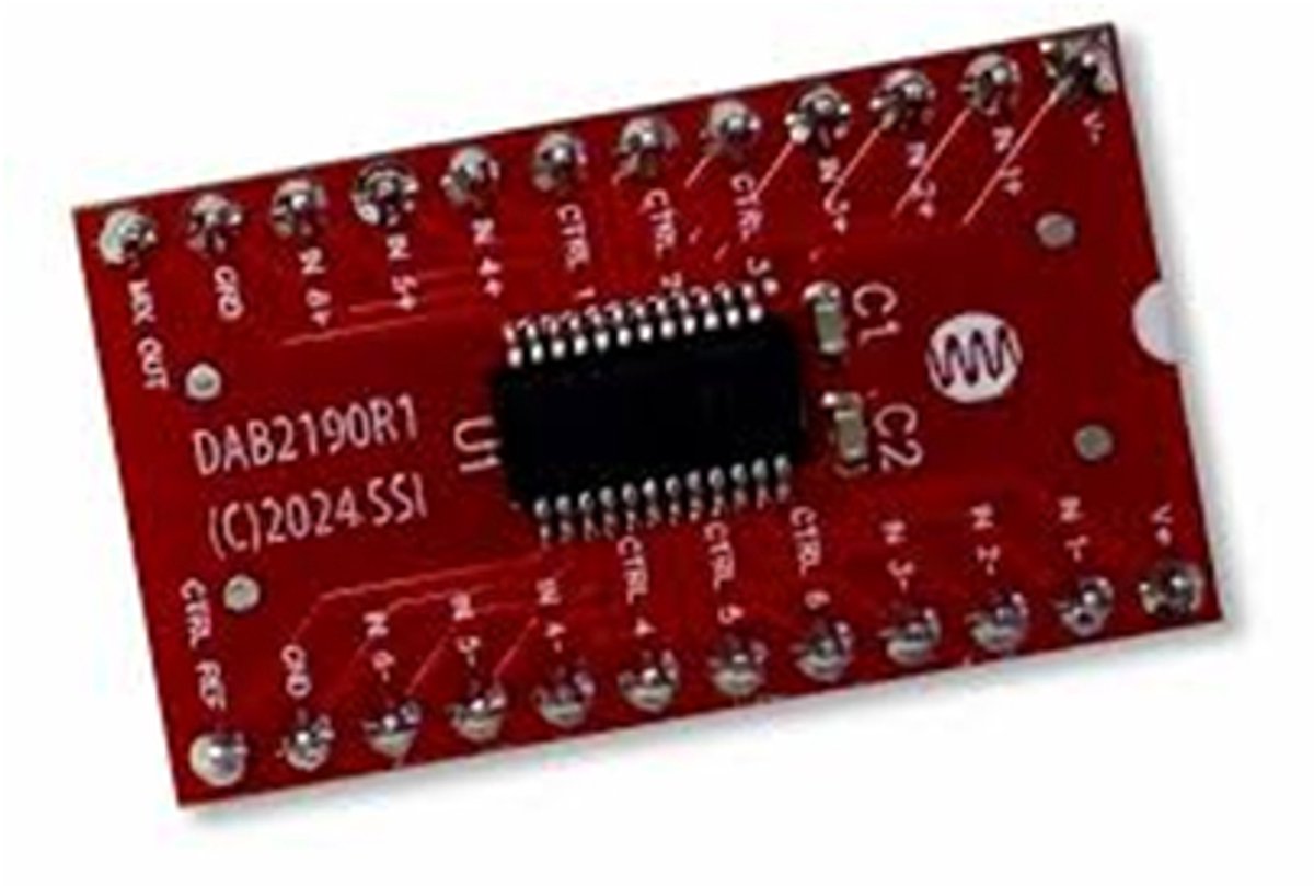 Image of DAB2190 Sound Semiconductor SSI2190 6-in-1 Voltage Controlled Mixer DIP Adapter