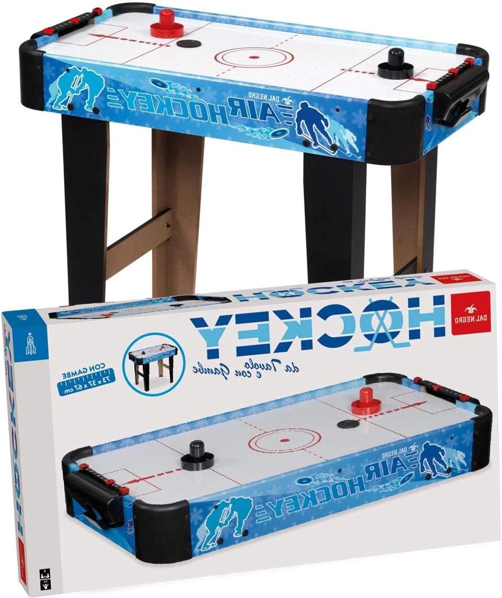 Tafelhockey - Airhockey Tafel - Spelplezier - Afneembare Poten - 73 x 37 x 67 cm - Meerkleurig