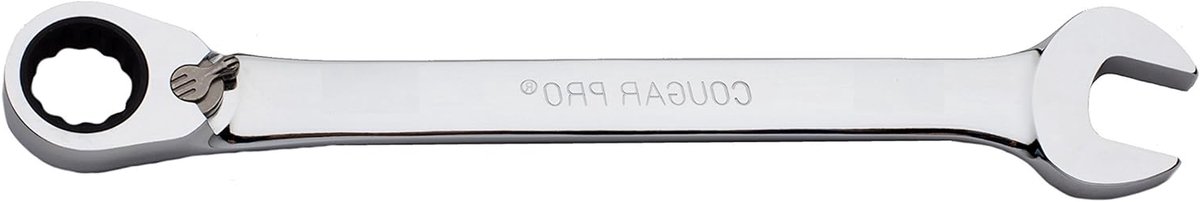 Omkeerbare Ratel Sleutel - Combinatiesleutel Ratel - Bouw en Onderhoud - Professioneel Handgereedschap - 3/8 inch - Chroom