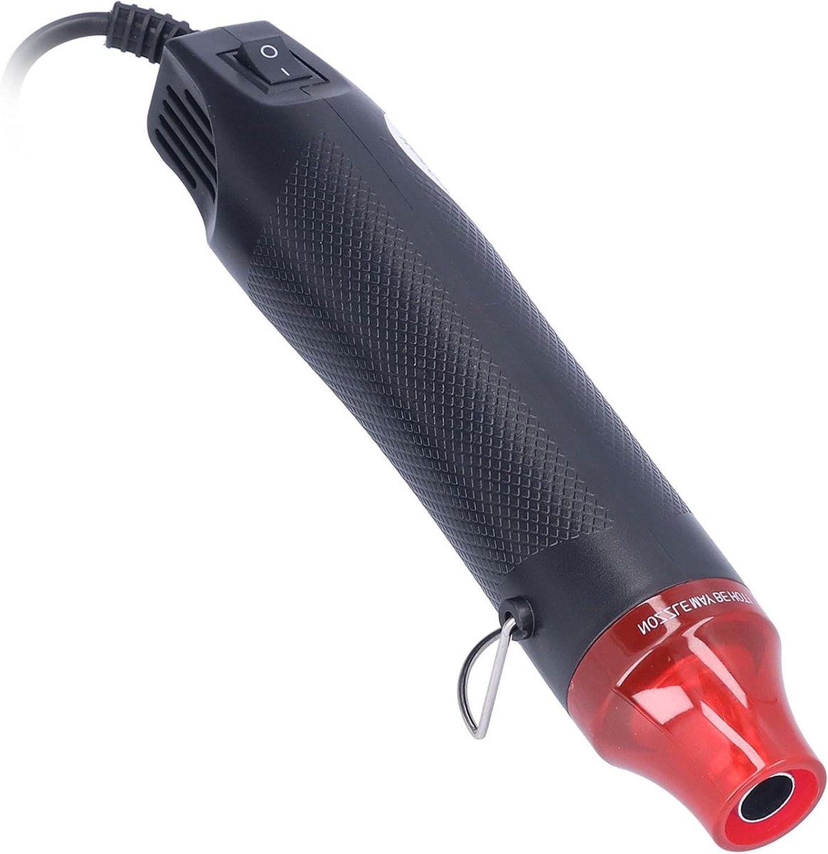 Mini Heteluchtpistool - Compacte Hitte Tool - Doe-het-zelf Projecten - Snelle Opwarming - 200°C - Zwart