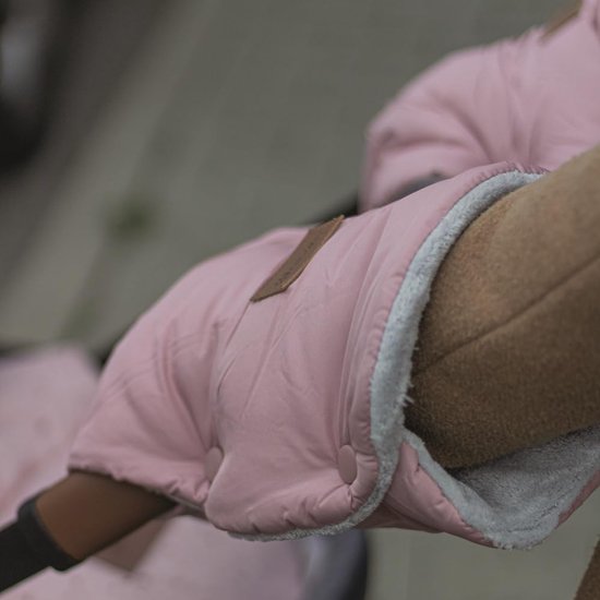 Voetenzak Kinderwagen - Baby Slaapzak - Warm Blijven - 3-in-1 Verstelbaar - 110 cm Lang - Oudroze — afbeelding 3