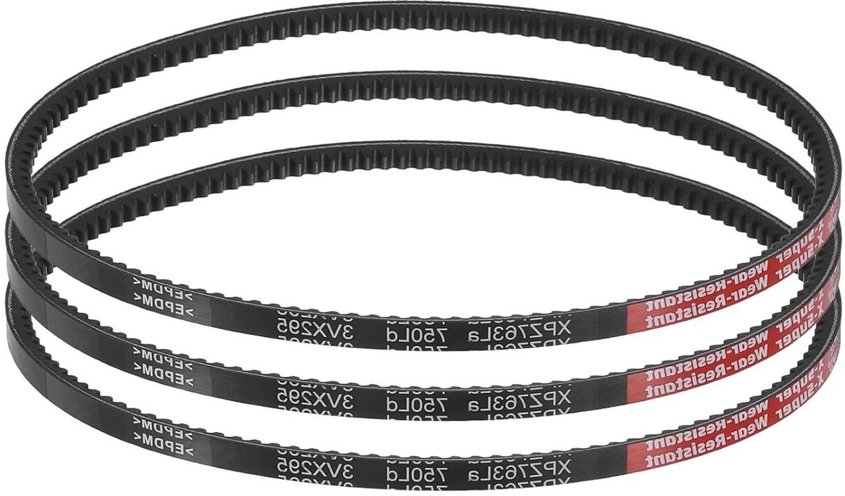 Aandrijfriemen - Industriële riemen - Krachtoverbrenging - Oliebestendig EPDM - 10 mm breed - Zwart