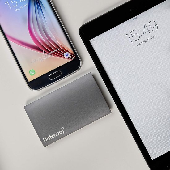 Externe SSD - Draagbare Opslag - Snelle Data Transfer - Schokbestendig - 1 TB - Antraciet — afbeelding 2