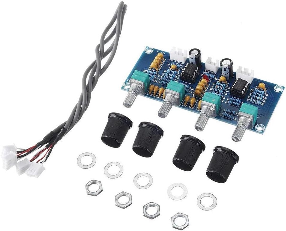 Voorversterker Kaart - Audio Preamp - Film Geluid Verbeteren - Volume Controle - 96 x 39 mm - Groen