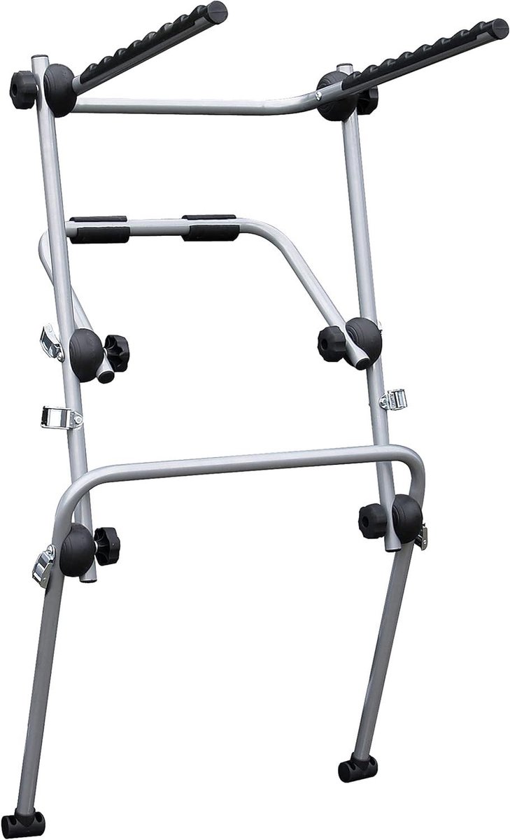 Fietsendrager Auto - Fietsdrager Achter - Fietsen Vervoeren - TÜV/GS Getest - Voor 3 Fietsen - Aluminium Look