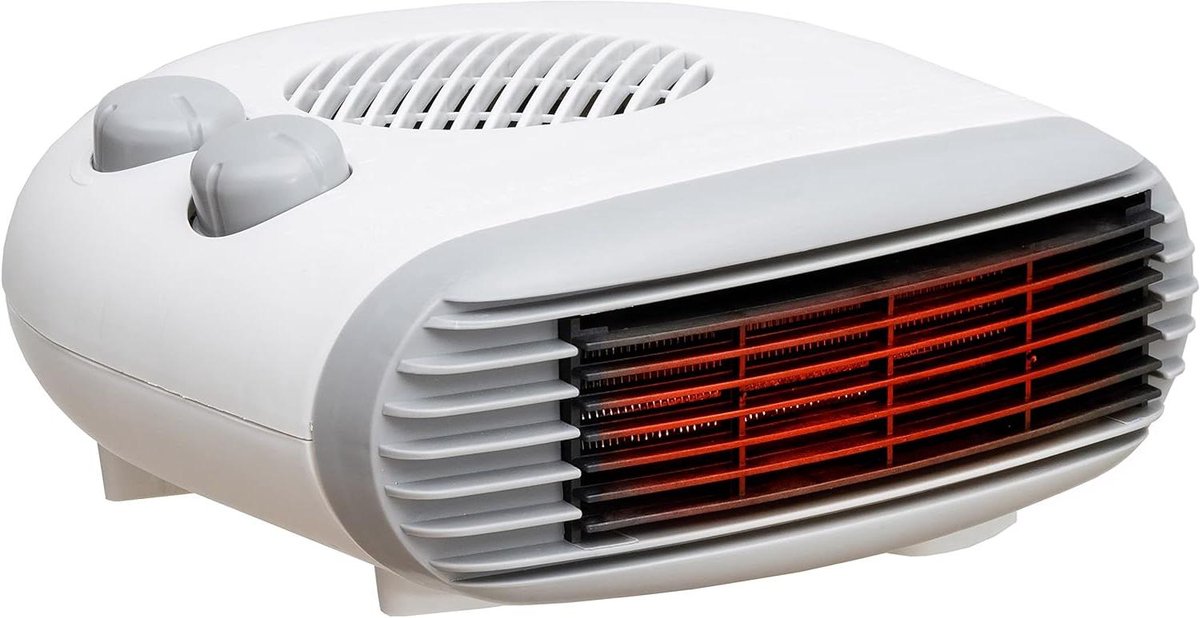 Elektrische Convector - Mobiele Verwarming - Ruimte Verwarmen - Met Turbo Fan - 2000 Watt - Wit