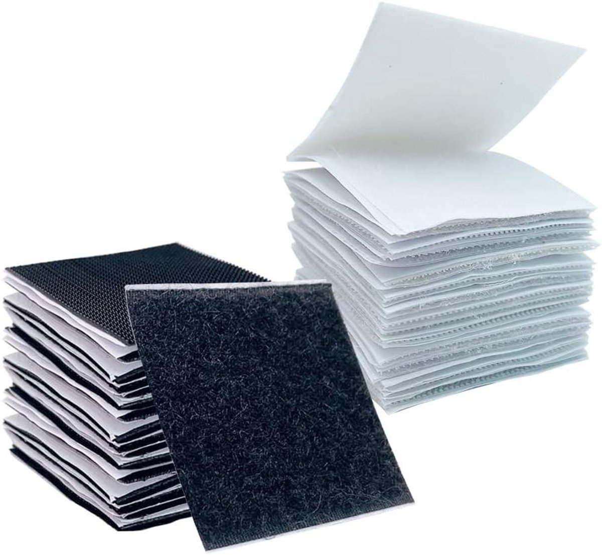 Zelfklevende Pads - Kleverige Strips - Vaste Objecten - Geen Gaten Nodig - 30 Stuks - Zwart Wit