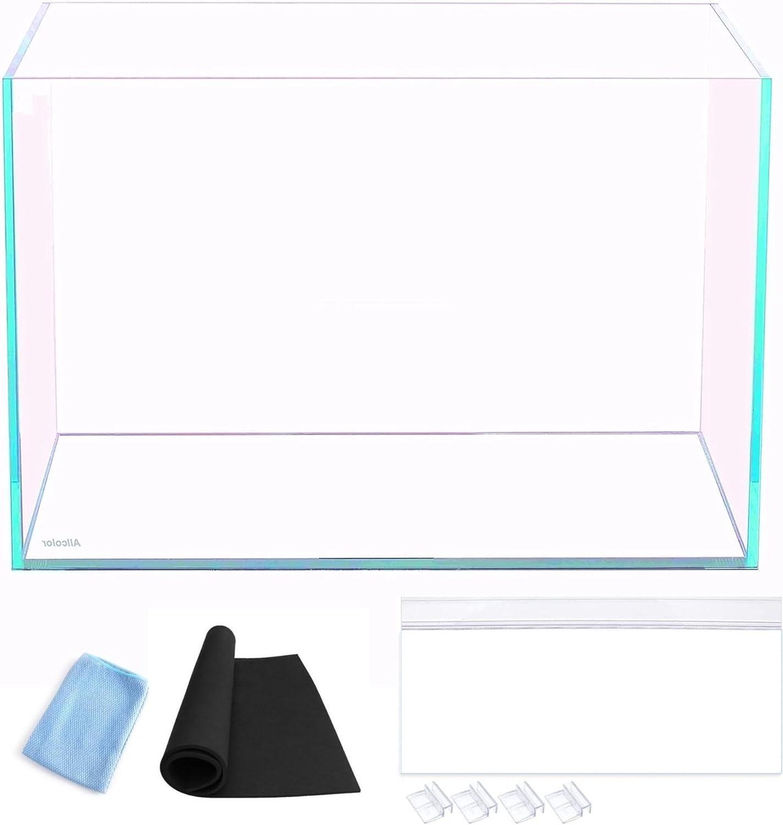Rimless Aquarium Tank - Glazen Vissenkom - Thuis Aquarium Houden - Laag IJzer Glas