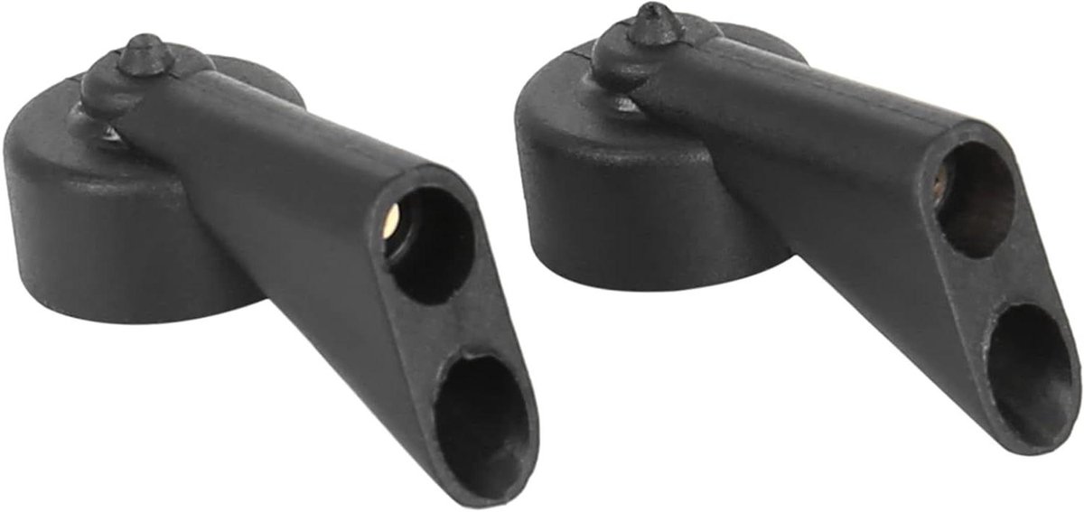 Ruitensproeier Achterruit - Sproeikop Auto - Schoon Zicht - Dubbele Gat - 39 mm - Zwart