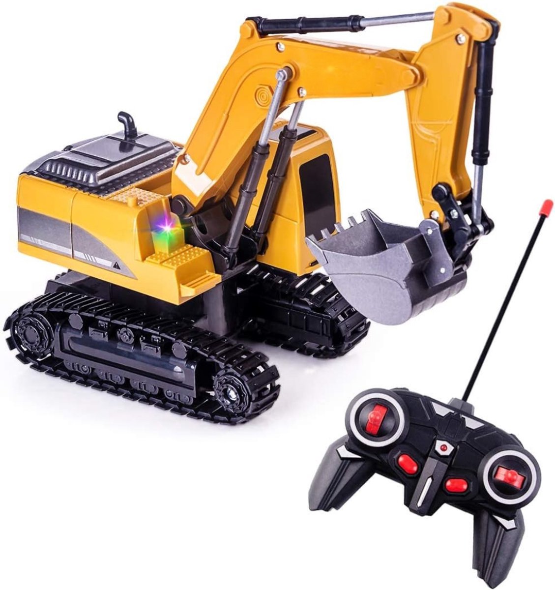 RWB® Bestuurbare Graafmachine - RC Graafmachine - Graafmachine op Bestuurbare Afstand - 40 x 16 x 11 - 2 Batterijen