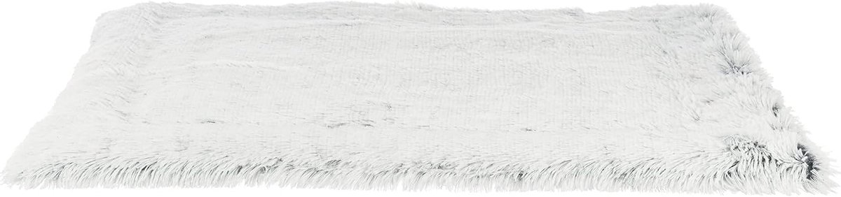 Huisdier Matras - Hondenmat - Comfortabel Rusten - Soft Edition Pluche - 120 x 80 cm - Wit Zwart Grijs